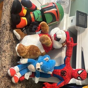 Mixed Kids Plush Toy Bundle - Multicolor Characters
